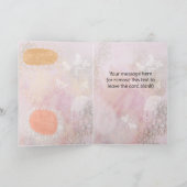 With Deepest Sympathy Abstract Greeting Card Kaart (Binnen)