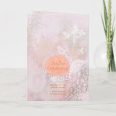 With Deepest Sympathy Abstract Greeting Card Kaart (Achterkant)