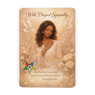 With Deepest Sympathy — Order of the Eastern Star  Magneet