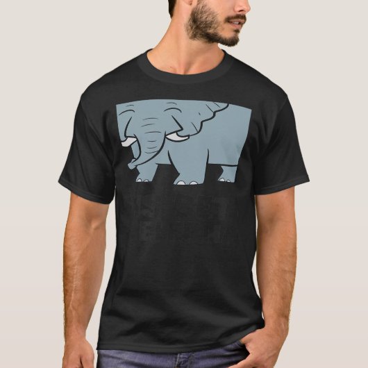 With Elephants Cute African Elephant T-shirt (Voorkant)