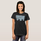 With Elephants Cute African Elephant T-shirt (Voorkant volledig)