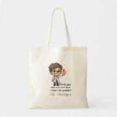 With Every heart I take cardiologist Personalized  Tote Bag (Voorkant)