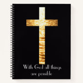 With God Spiral Notebook Journal Notitieboek (Voorkant)