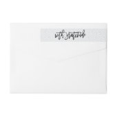 With Gratitude | Wedding Thank You Return Address (Achterkant)