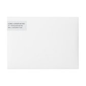 With Gratitude | Wedding Thank You Return Address (Voorkant)