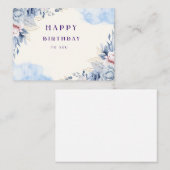 With Heartfelt Thanks Notitiekaartje (Voorkant / Achterkant)