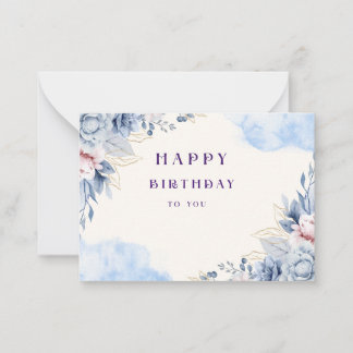 With Heartfelt Thanks Notitiekaartje