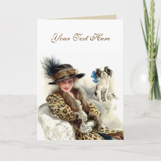 With Her Dog 2 Kaart (Voorkant)