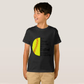 With Jesus In Her Heart And A Softball She Is Unst T-shirt (Voorkant volledig)