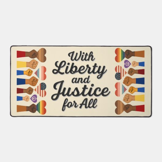 With Liberty and Justice for All Protest Freedom Bureaumat (Voorkant)