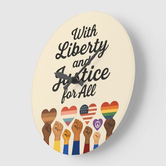 With Liberty and Justice for All Protest Freedom Grote Klok (Hoek)