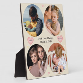 With Love Always – 4-Photo Gift from Mom & Dad Fotoplaat