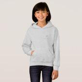WITH LOVE BLACK PULLOVER HOODIE small (Voorkant volledig)