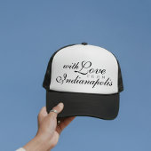 With Love From Destination Wedding Merch Trucker Pet