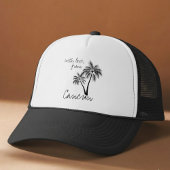 With Love From Destination Wedding Merch Trucker Pet