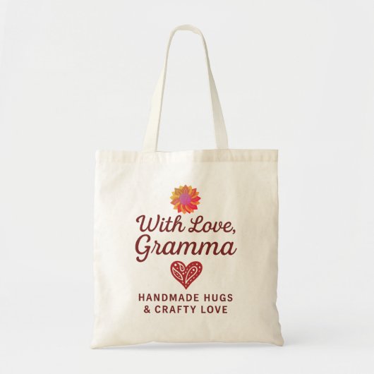 With Love, Gramma Tote Tote Bag (Voorkant)