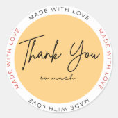 With Love Heart Sticker – Minimal Cute Love (Voorkant)