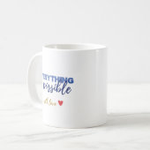 With Love Inspirational Coffee Mug Koffiemok (Voorkant links)