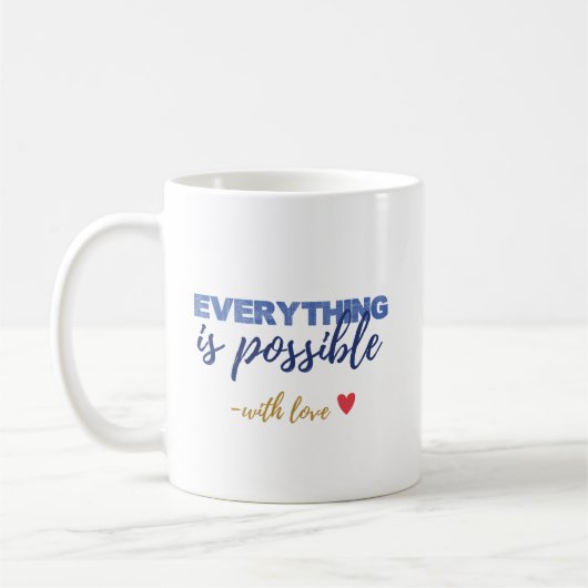 With Love Inspirational Coffee Mug Koffiemok (Links)