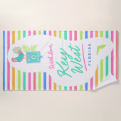 With Love Key West Towel Strandlaken (Voorkant)