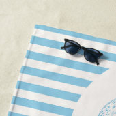 With Love Naples Beach Golf Tee Towel Strandlaken (In situ)