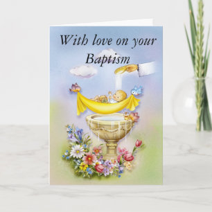 With love on your Baptism Kaart