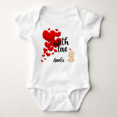 With Love Personalized Baby Bodysuit (Voorkant)