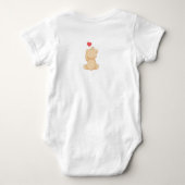 With Love Personalized Baby Bodysuit (Achterkant)