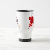 With Love Personalized Travel Mug Reisbeker (Center)