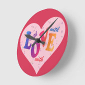 With love ronde klok (Hoek)