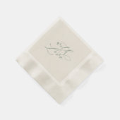 With Love Sage Green Wedding Napkins  Servet (Hoek)