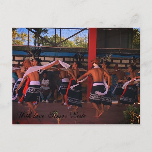 With love, Timor Leste Briefkaart (Voorkant)
