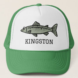 With Name Fishing Gear Fish Angler Hiking Camping Trucker Pet