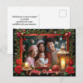 With own photo Cozy Christmas Keepsake Feestdagenkaart (Voorkant / Achterkant)