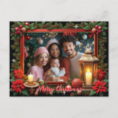 With own photo Cozy Christmas Keepsake Feestdagenkaart (Voorkant)