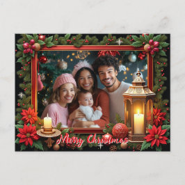 With own photo Cozy Christmas Keepsake Feestdagenkaart