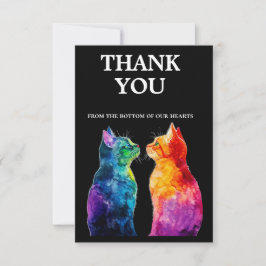 With photo 🌈 Purrfectly Yours: Purrfectly Bedankkaart