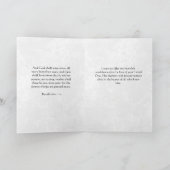 “With Sympathy” Water Lily CFolded Greeting Card Kaart (Binnen)