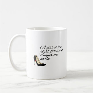 With The Right Shoes Mug Koffiemok