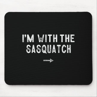 With The Sasquatch Costume Matching Lazy Halloween Muismat