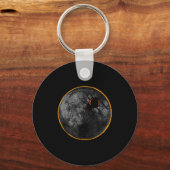 With The Spider Web Arachnid Moon Solar Sleutelhanger (Voorkant)