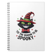 With Witch Hat And Tie Notitieboek (Voorkant)