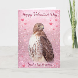 With You, Always – Red-Tailed Hawk Valentine’s Day Feestdagen Kaart