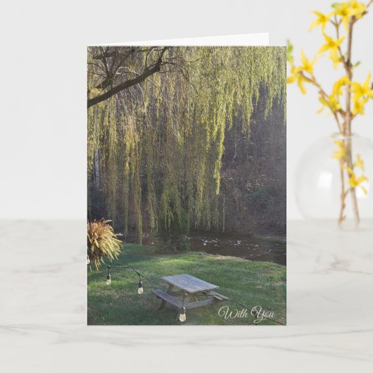 With You Card Kaart (Gele Bloem)