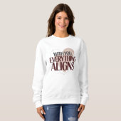 With You, Everything Aligns, Valentine Women's Trui (Voorkant volledig)