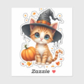 Withch Kitty  Sticker (Vel)