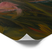 Withering Field - Painterly Style Bloemenkunst Poster (Hoek)