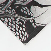 Withering Fields of the Crimson Dusk Fleece Deken (Hoek)