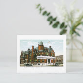 Withers Public Library, Bloomington, Illinois Briefkaart (Staand voorkant)