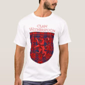 Witherspoon Tartan Scottish Plaid Lion Rampant T-shirt (Voorkant)